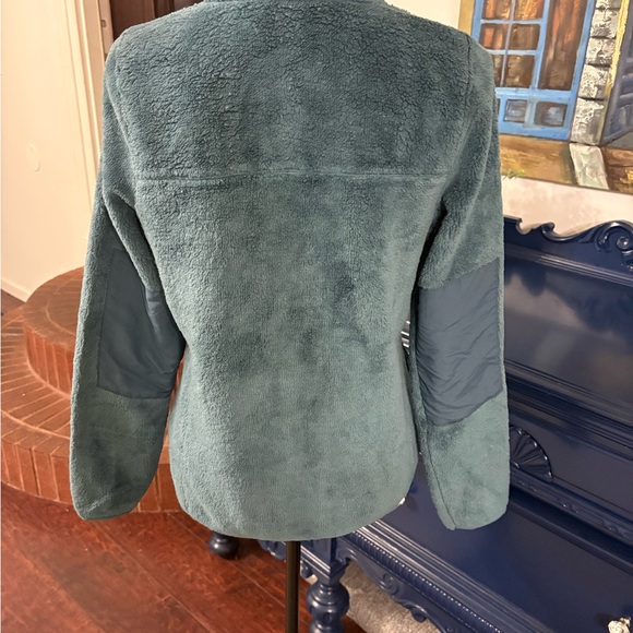 L.L. Bean High Pile Women's Teal Fleece Jacket Size Small - Picture 2 of 9